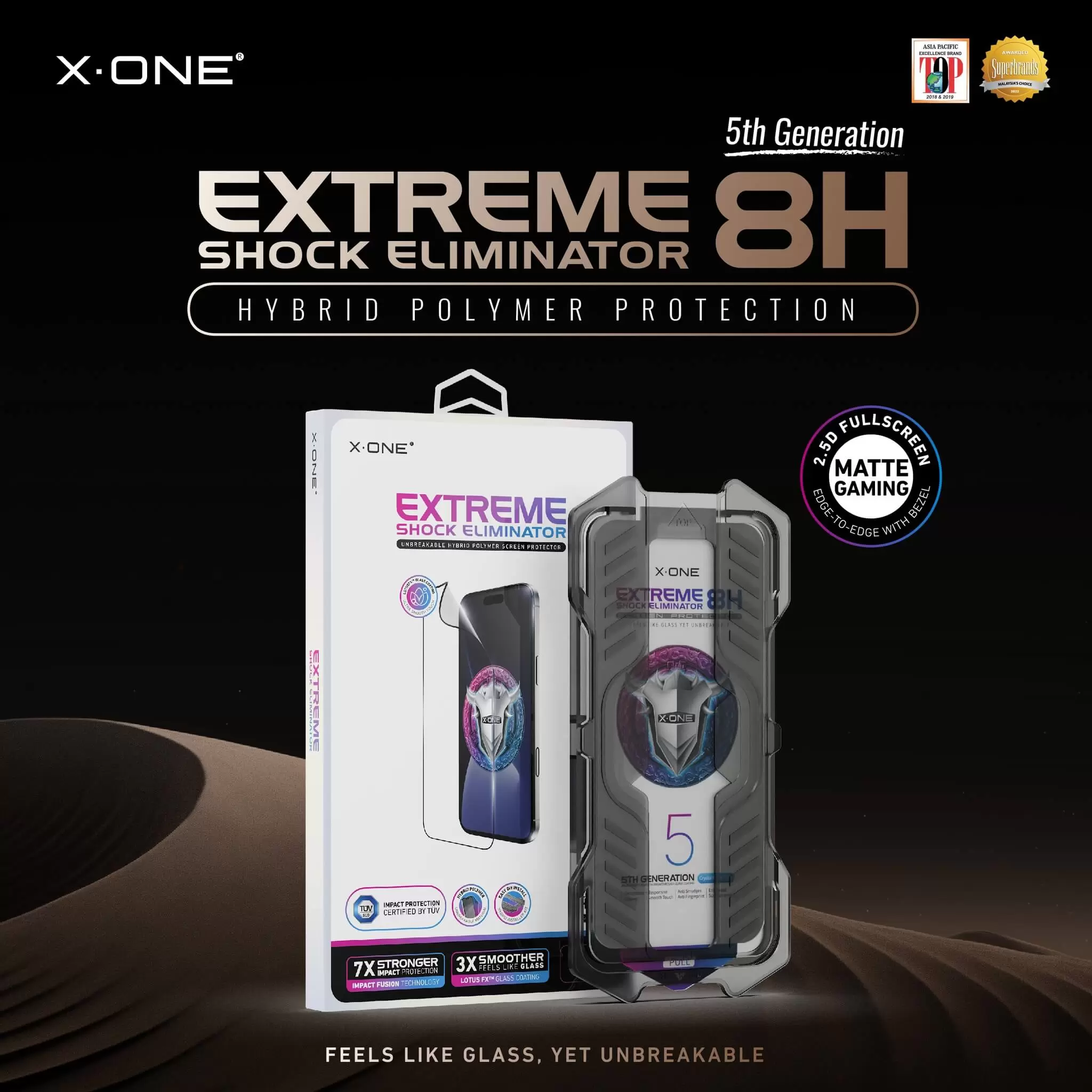 Extreme Shock Eliminator 8H 附安裝套件 - Matte Gaming
