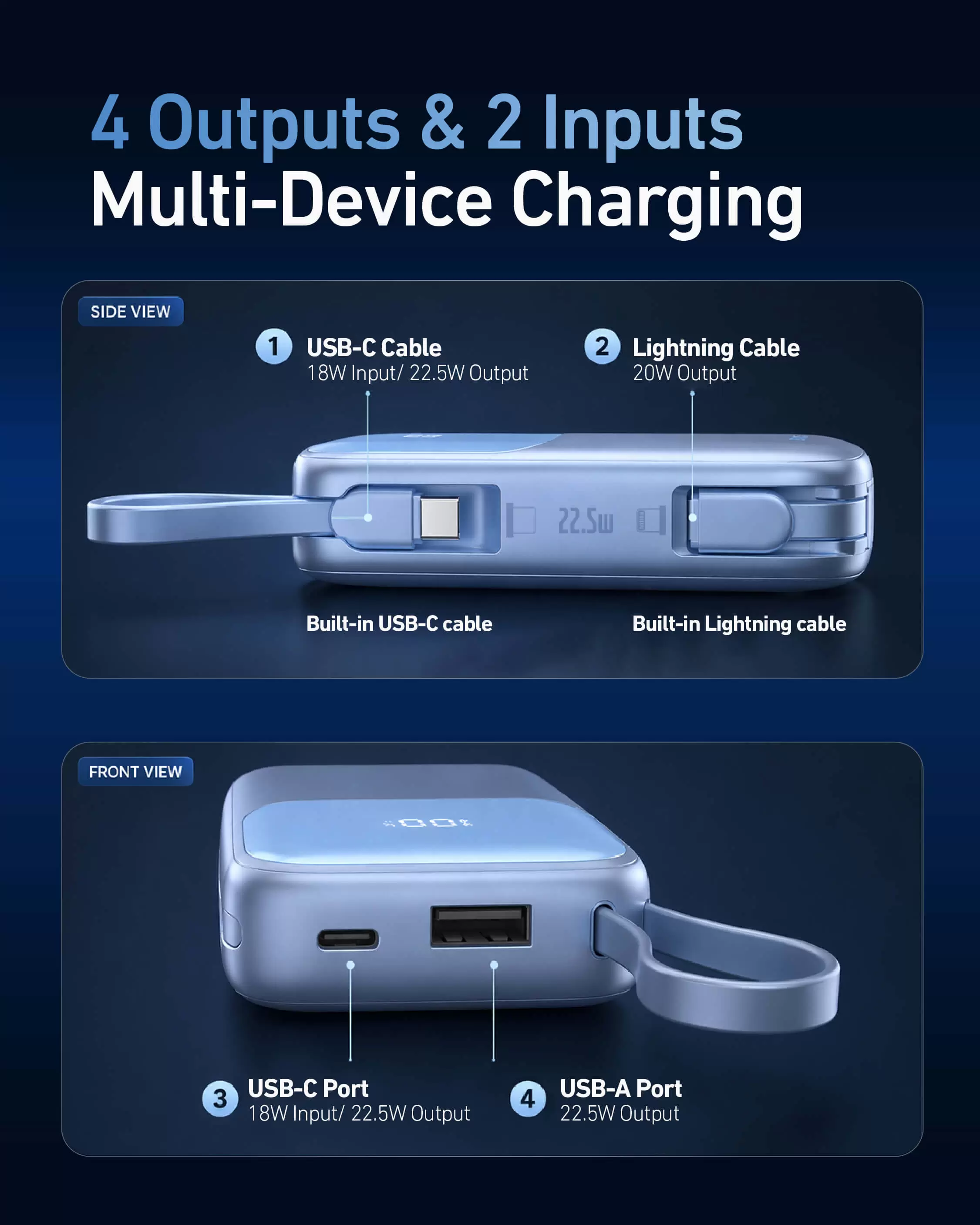 Atom Duo 22.5W 10000mAh 行動電源