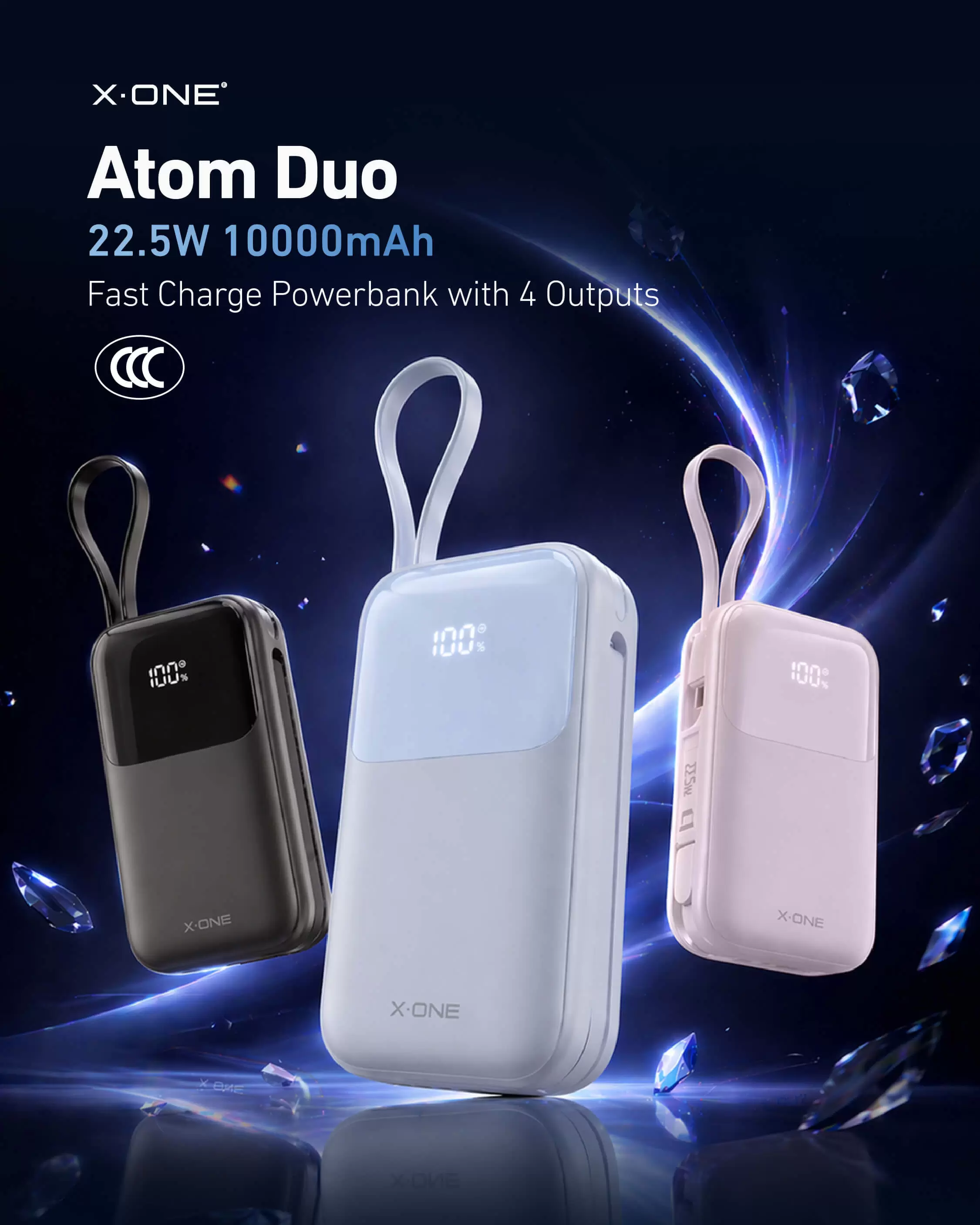 Atom Duo 22.5W 10000mAh 行動電源