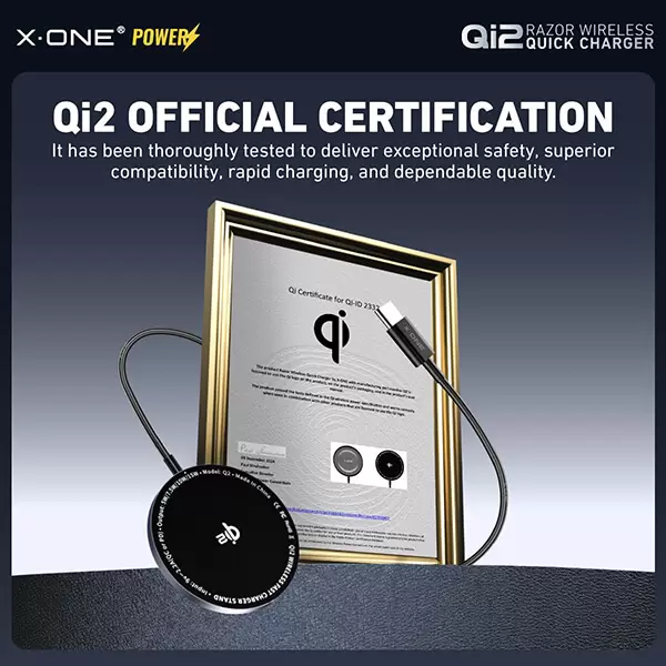 Qi2 刮鬍刀無線快速充電器