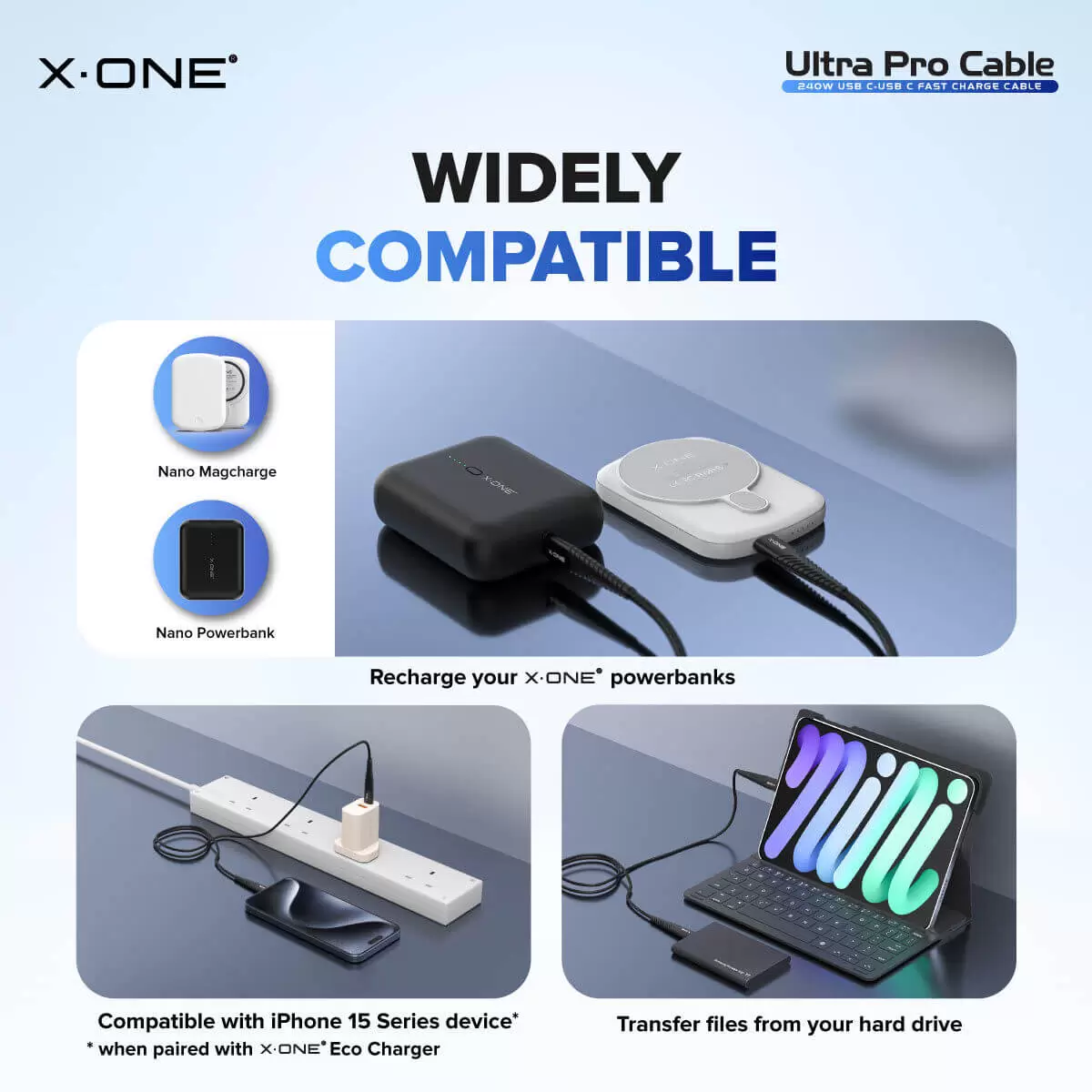 Ultra Pro 電纜 240W C 至 C