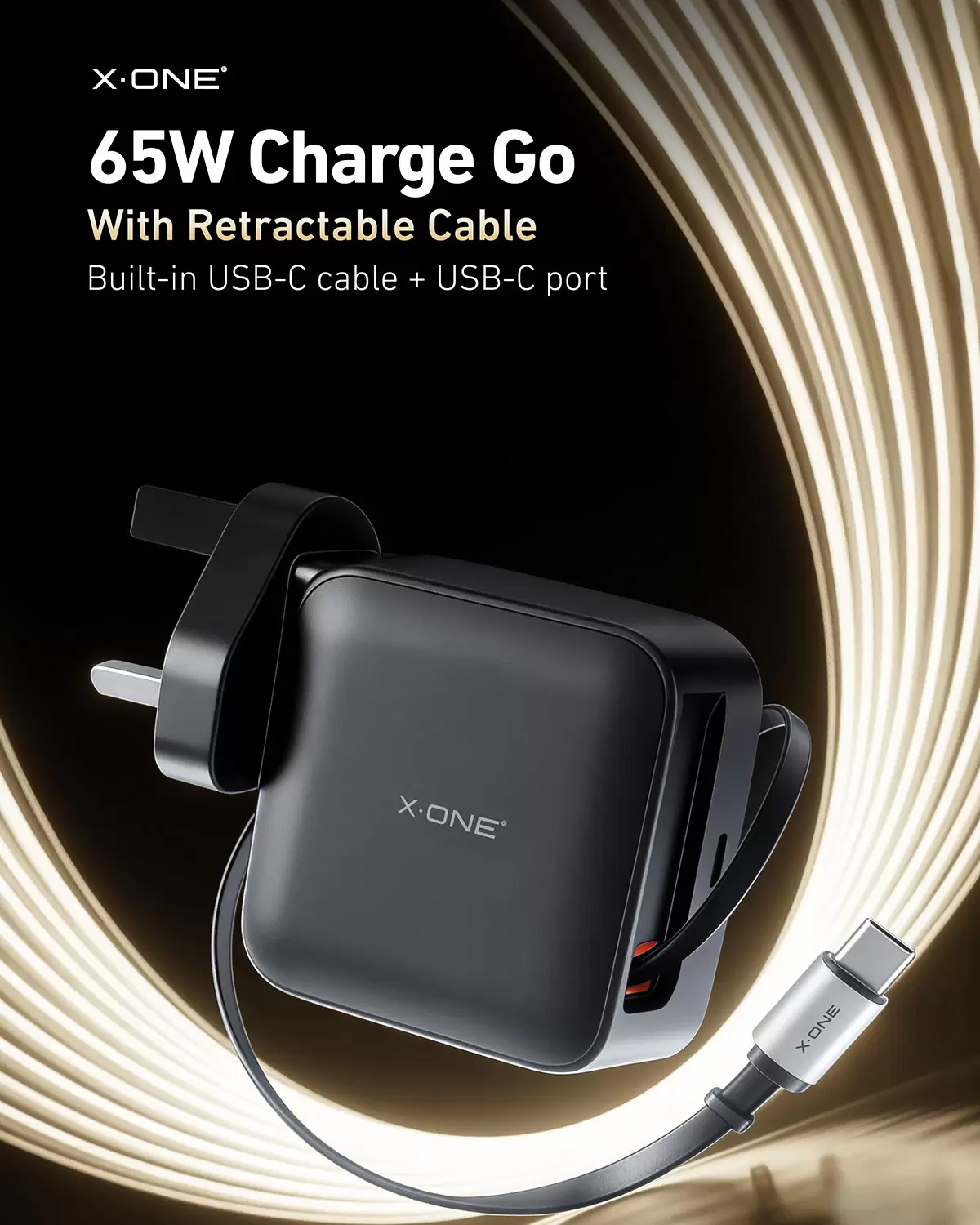 65W Charge Go 可伸縮