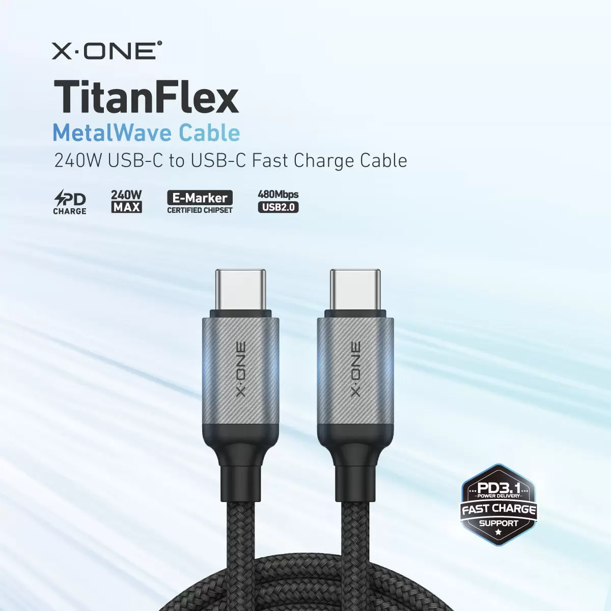 TitanFlex 240W 金屬波形電纜